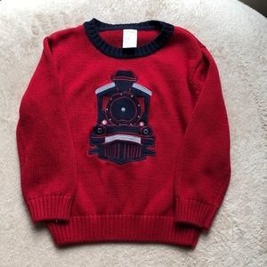EUC Gymboree train sweater. 3T